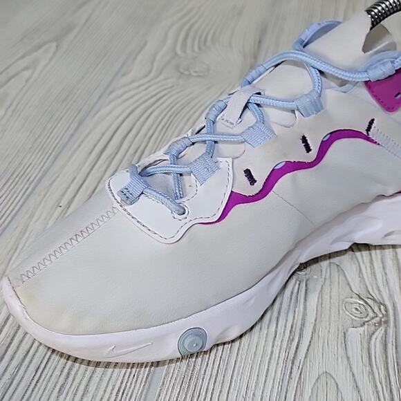 Nike Women's React Element 55 'Psychic Blue' Size 9.5 - Picture 12 of 15